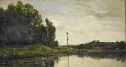 Charles-Francois Daubigny Banks of the Oise oil painting reproduction